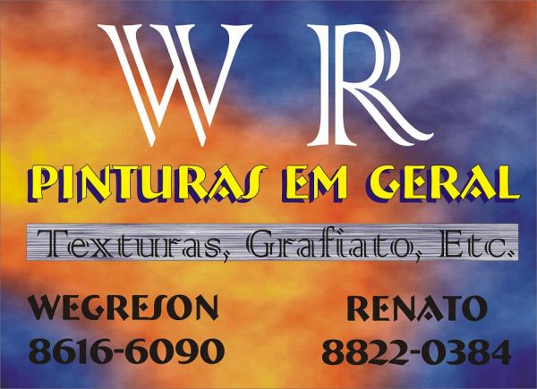 WR PINTURAS EM GERAL